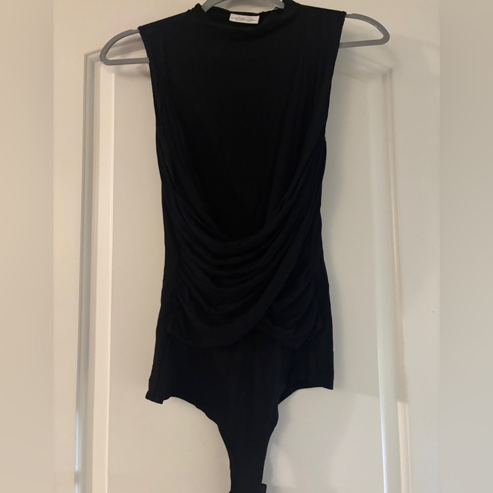 Sweet Pea Black bodysuit